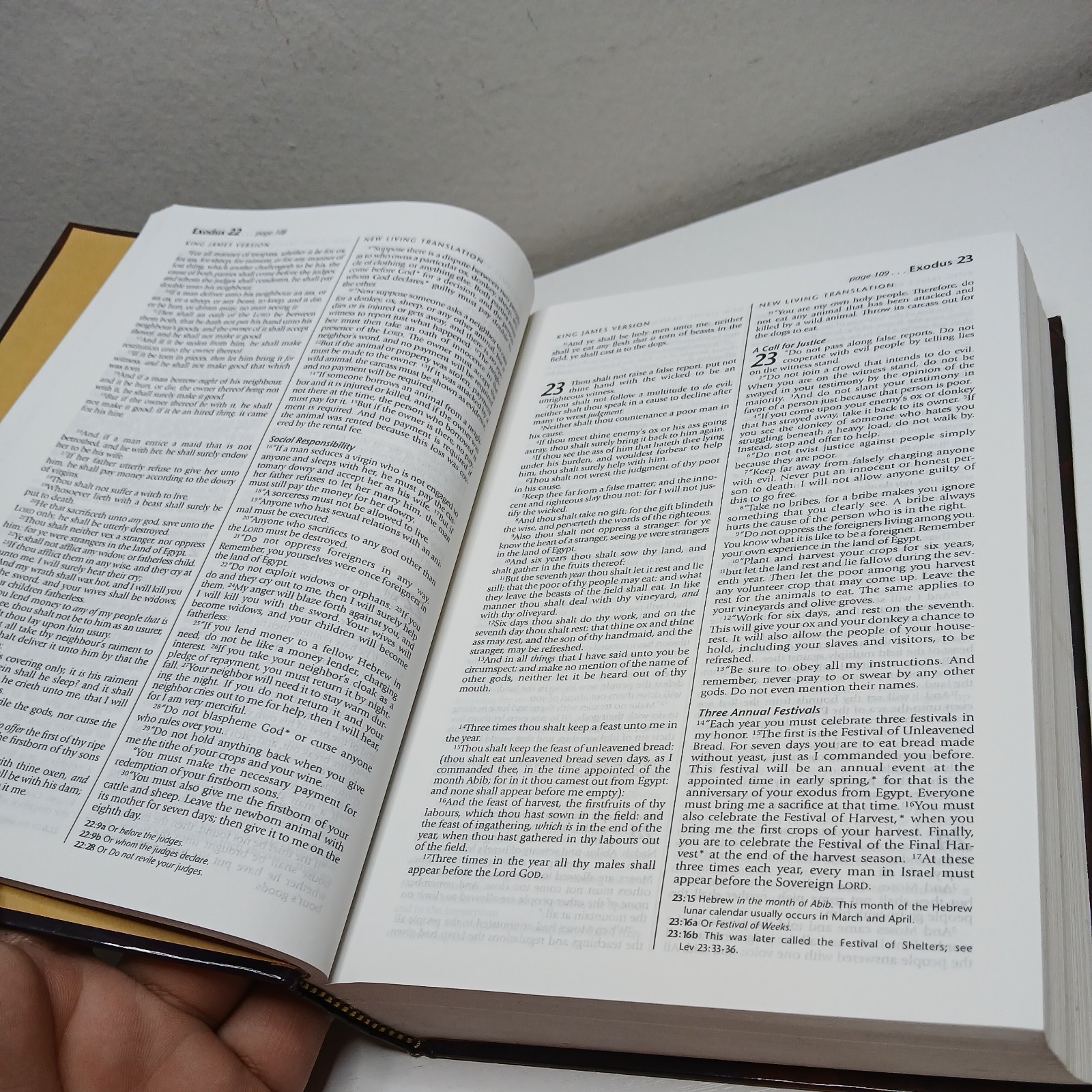 Holy Bible: People&rsquo;s Parallel Edition King James Version/New Living Translation
