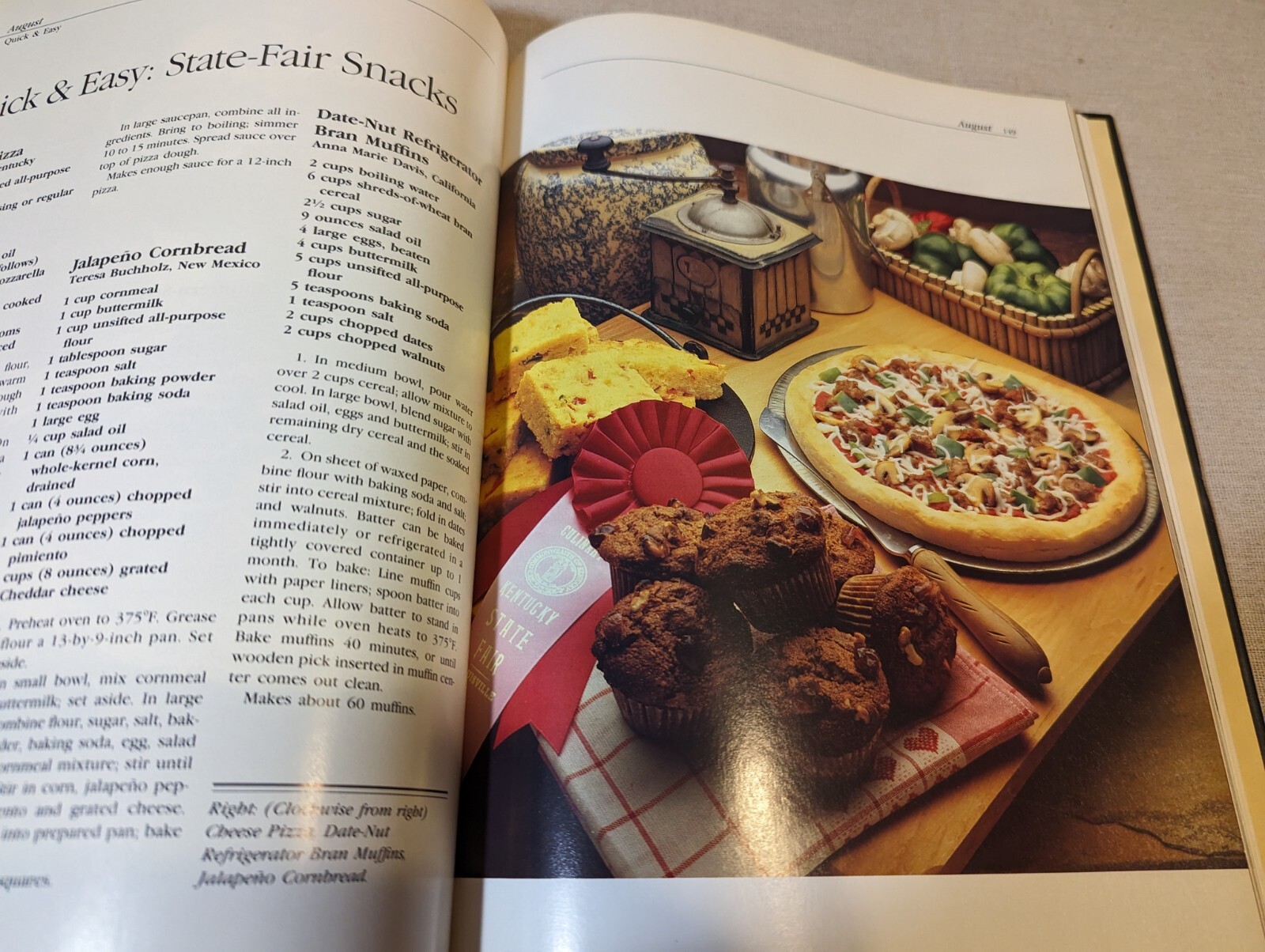 Vintage McCall&rsquo;s Best Recipes Cook Book HC 1989 272 Pages