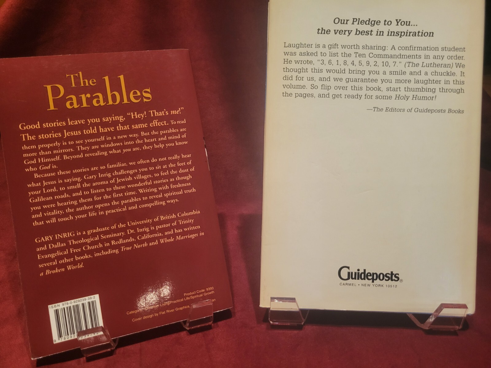 « Holy Humor » & « The Parables » Inspirational Wit & Understanding. 2 Volumes.