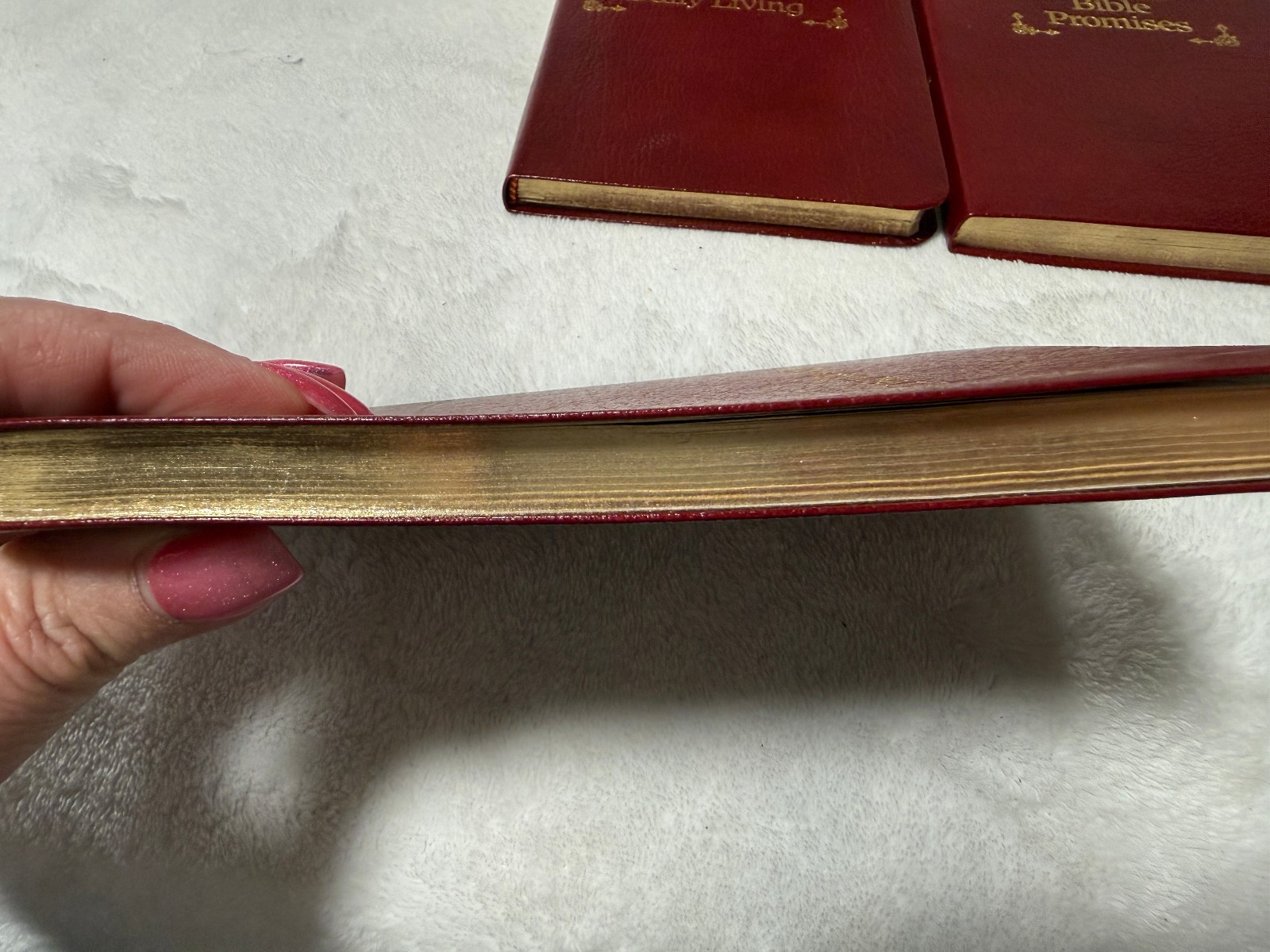 GOD&rsquo;S WISDOM FOR DAILY LIVING 3 BOOK BOX SET BONDED LEATHER GILDED GOLD EDGES