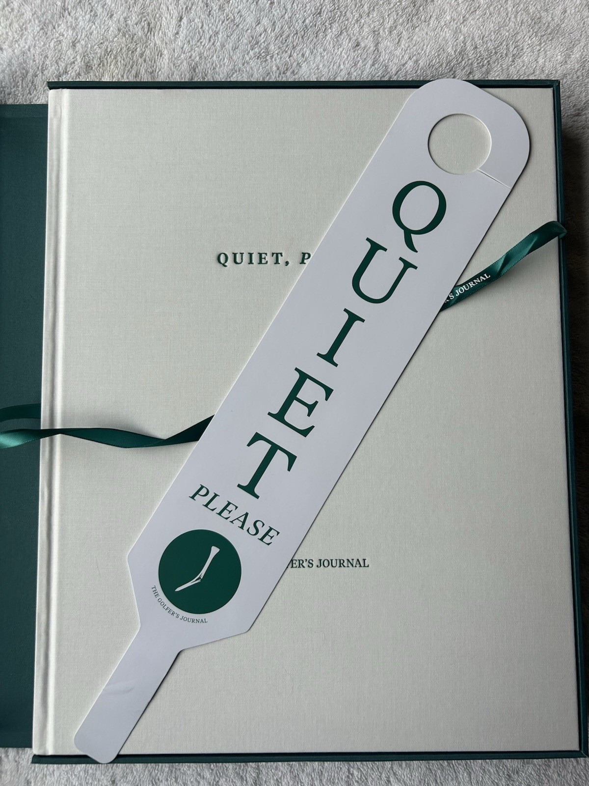 The Golfer&rsquo;s Journal Quiet Please Coffee Table Book Premium Member Gift