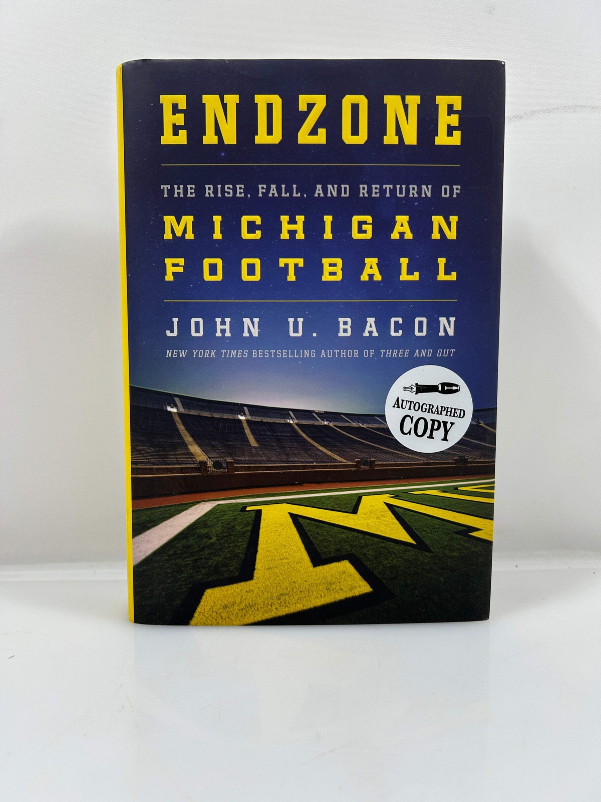 Endzone by John U. Bacon St. Martin&rsquo;s Press*signed* 1st Ed 1995 HCDJ
