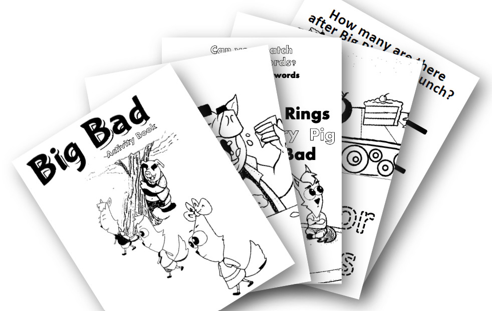 DIGITAL CONTENT- 2025 Big Bad Coloring & Activity Book 30+ Pages PRINTING REQ&rsquo;D