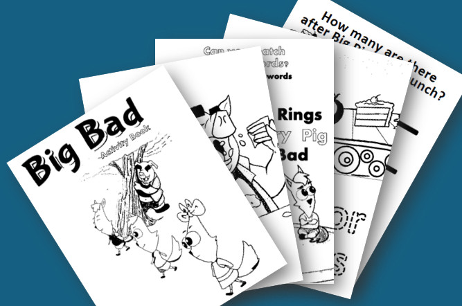 DIGITAL CONTENT- 2025 Big Bad Coloring & Activity Book 30+ Pages PRINTING REQ&rsquo;D