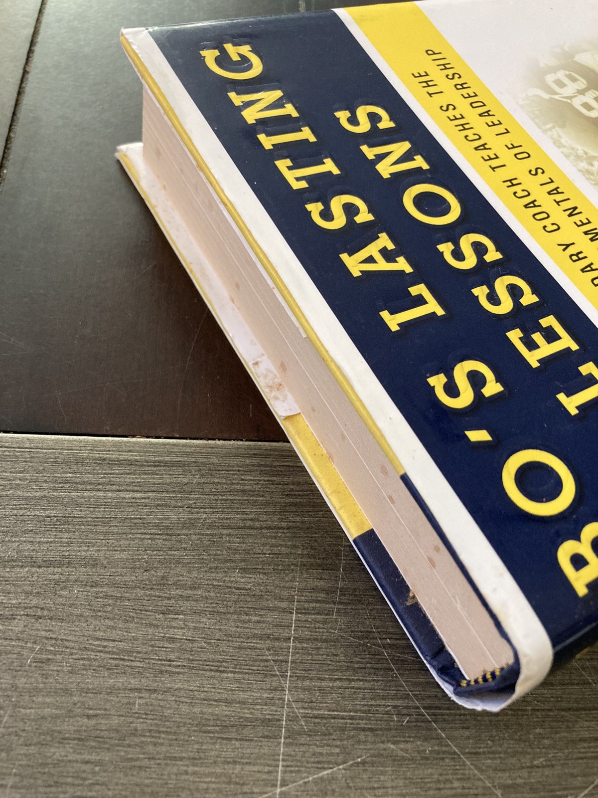 Bo&rsquo;s Lasting Lessons by Schembechler/Bacon 2007 Signed First Edition Hardcover