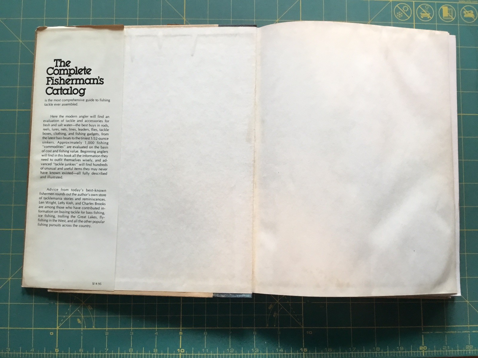 1977 The Complete Fisherman&rsquo;s Catalog, 464Pages Book Many Pictures