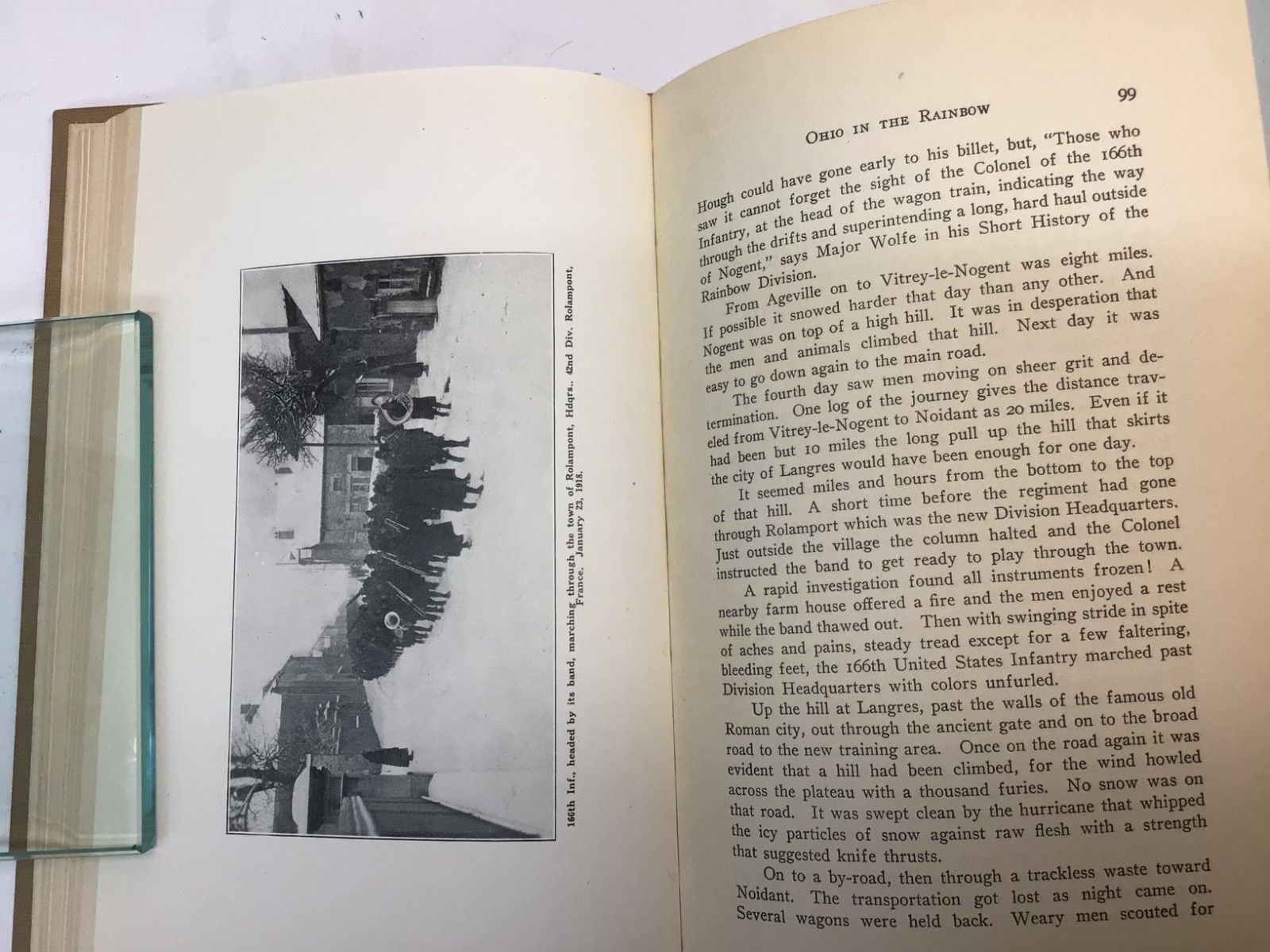 Rare: « Ohio in the Rainbow-166th Infantry-42 Div » 1924 First ED. Compilation