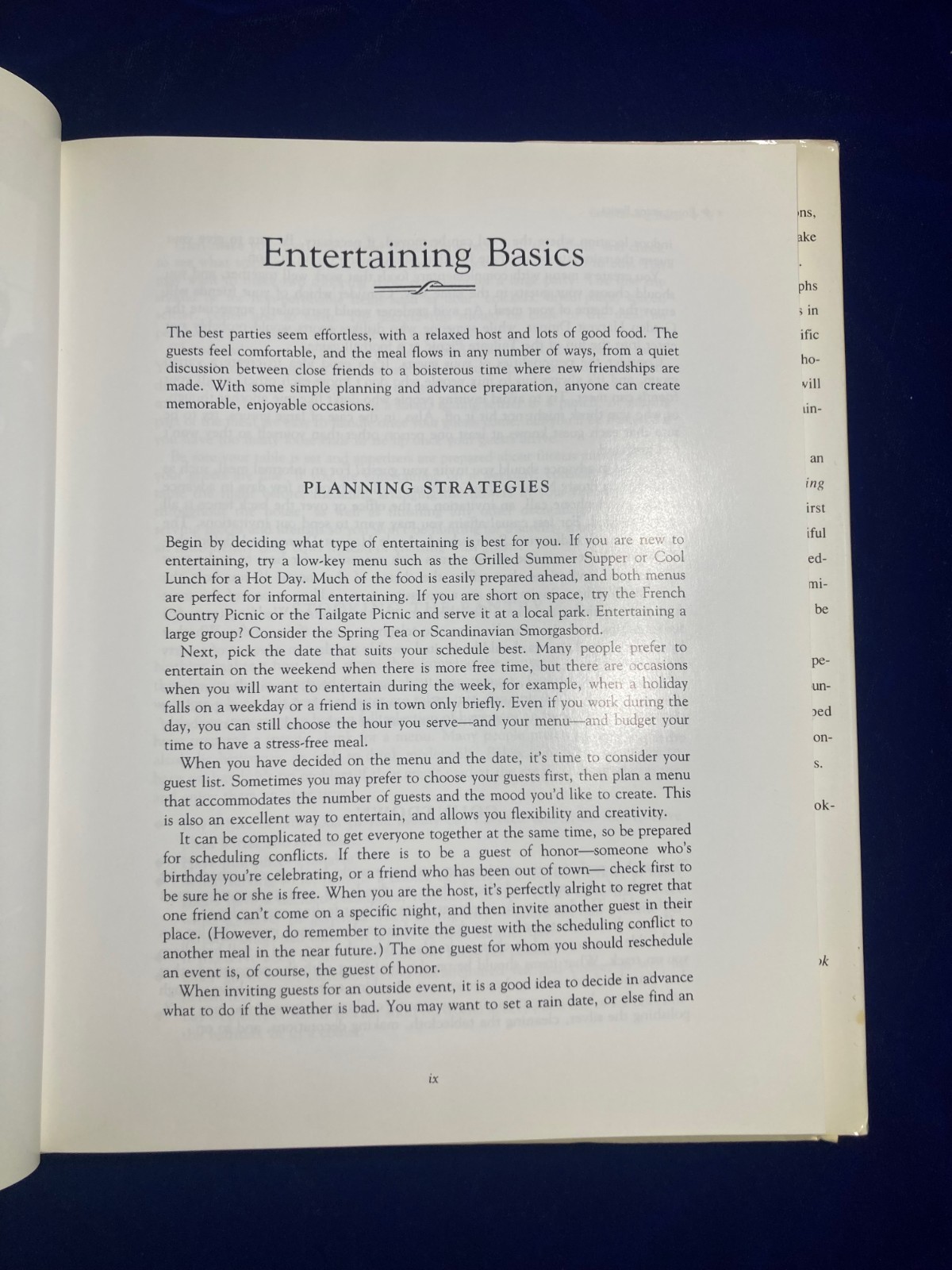 Betty Crocker&rsquo;s Easy Entertaining. 1992 FIRST EDITION.