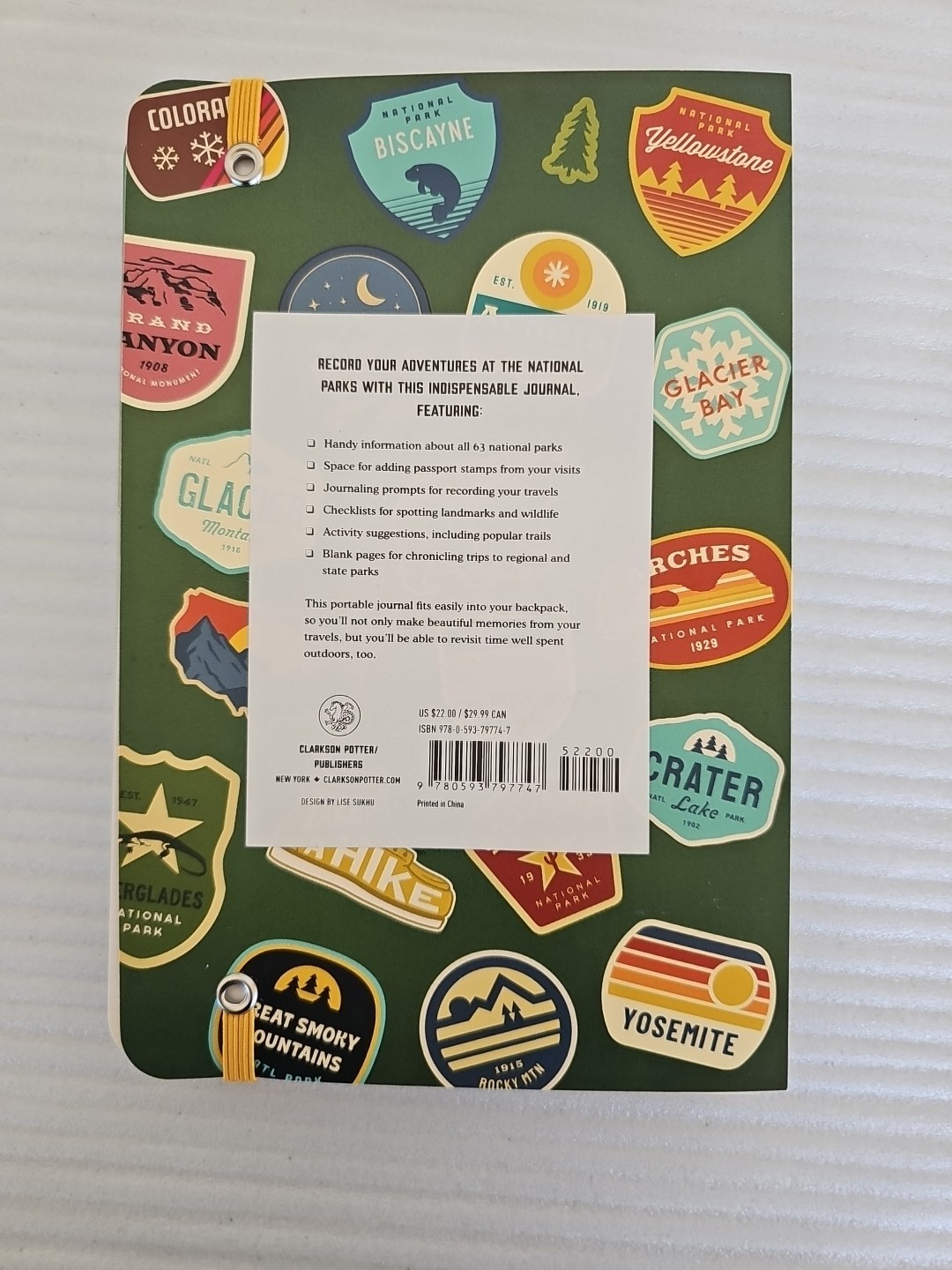 The National Parks Traveler&rsquo;s Companion Journal and Sticker Book Paperback NEW