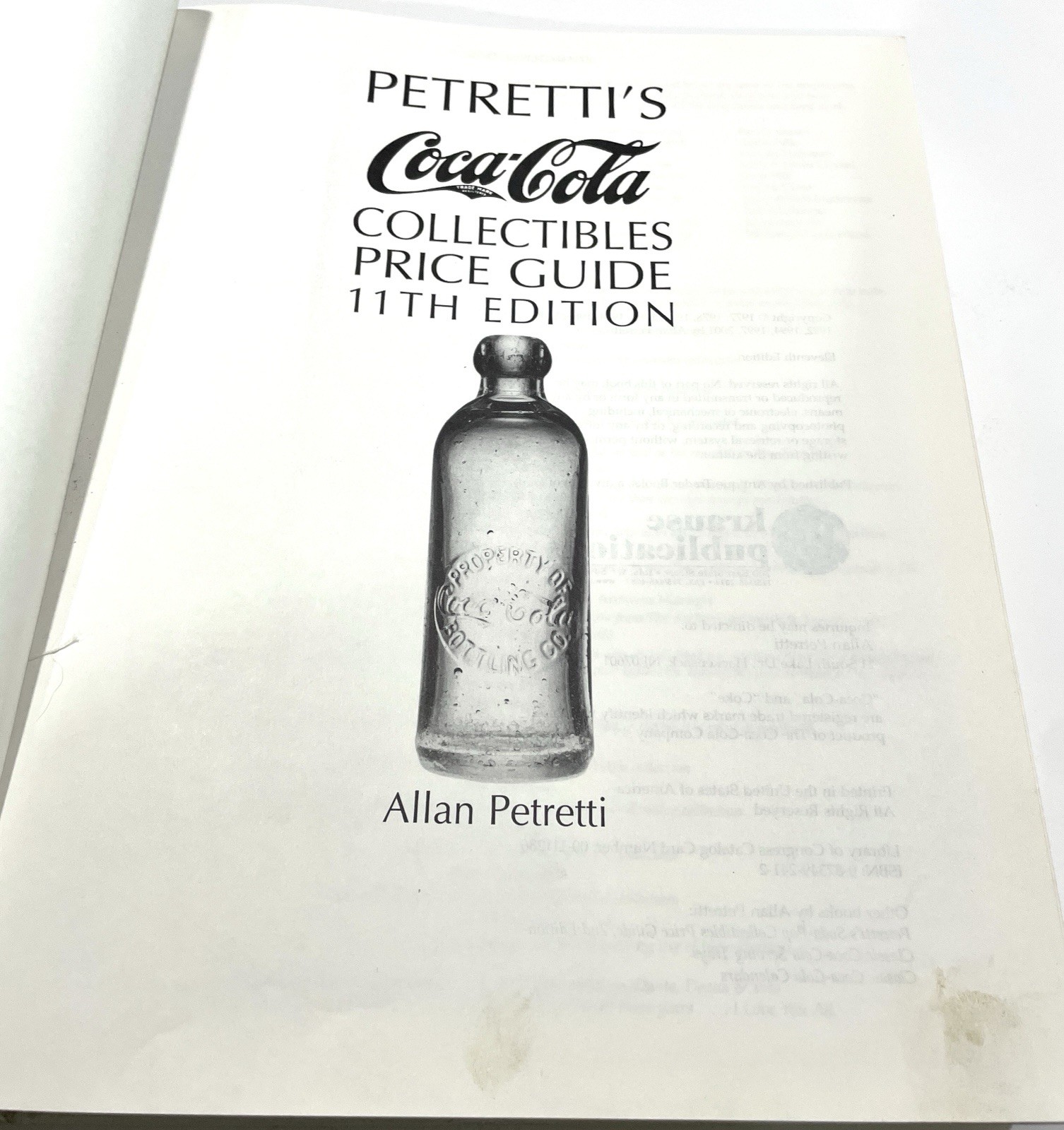 Petretti&rsquo;s Coca-Cola Collectibles Price Guide by Allan Petretti 11th Edition