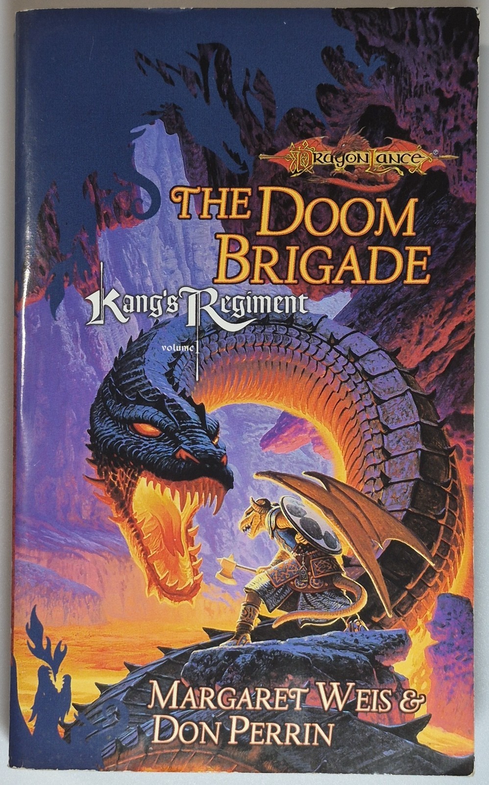 Dragonlance KANG&rsquo;S REGIMENT Two PB Book Lot #&rsquo;s 1 & 2 in Series Volumes 1stPrint