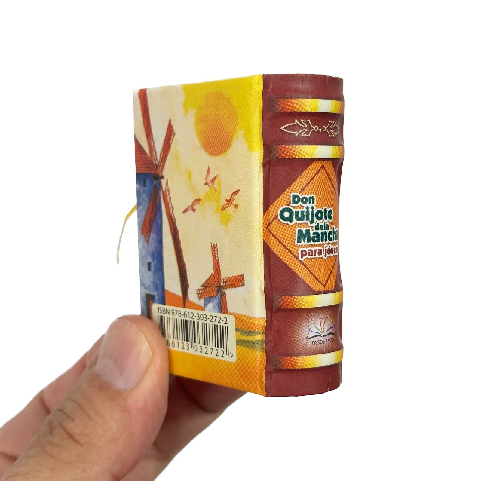 new Don Quijote de la Mancha para Jóvenes mini book 2.65&Prime; high hardcover 438 pgs