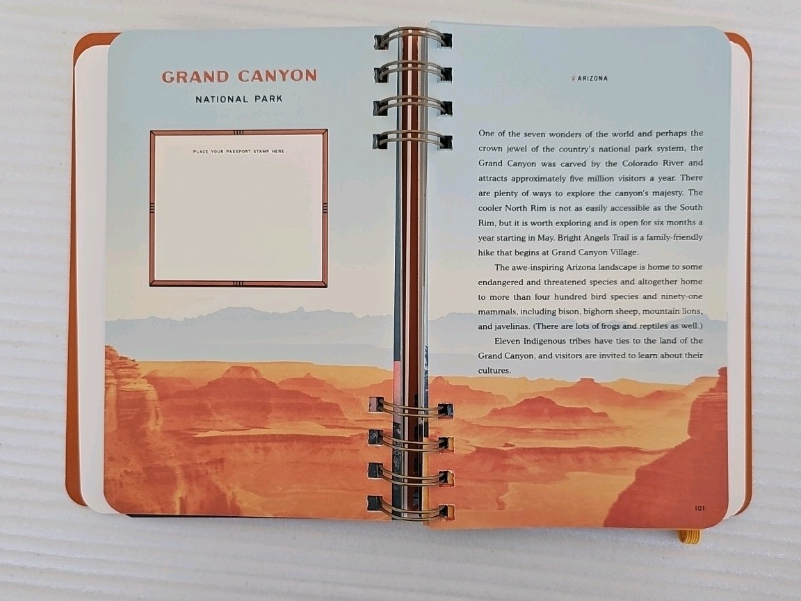 The National Parks Traveler&rsquo;s Companion Journal and Sticker Book Paperback NEW