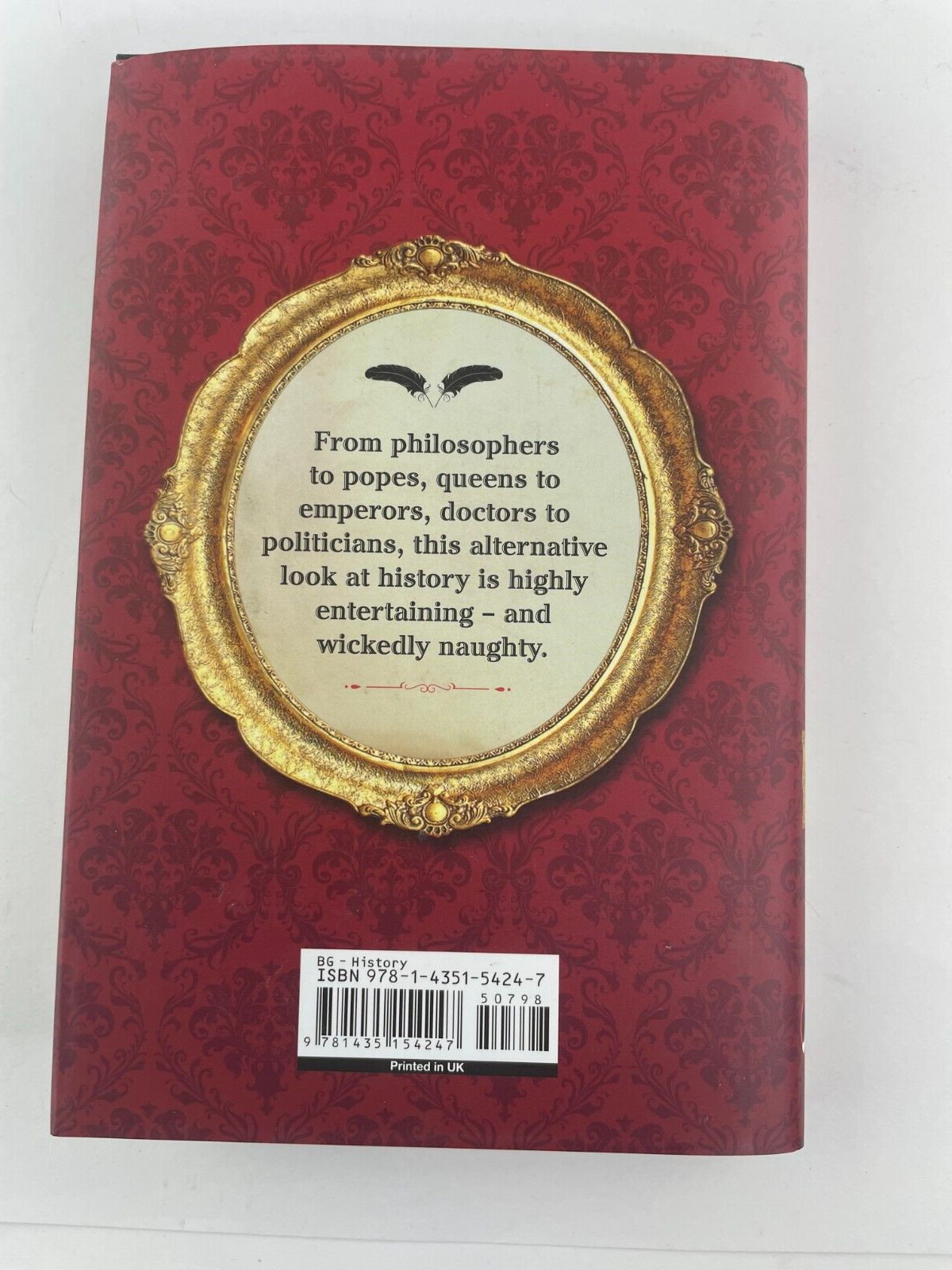 HISTORY&rsquo;S NAUGHTY BITS by Karen Dolby – Hardcover, 224 Pages, 2014, Metro Books