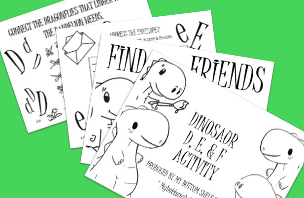 DIGITAL- 2025 Merrick D E F Children&rsquo;s Dinosaur ACTIVITY BOOK *PRINT REQ&rsquo;D* 13p