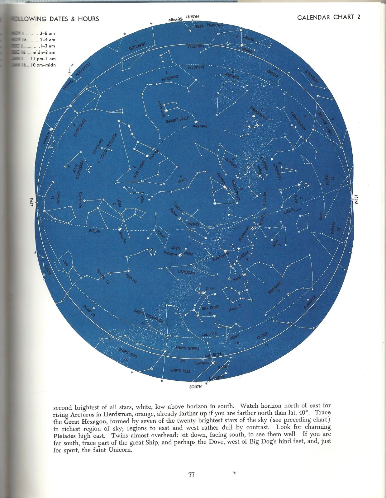 « THE STARS, A NEW WAY TO SEE THEM » ~1966~ DUST COVER=STAR MAP~HARDBACK~161 PAGES